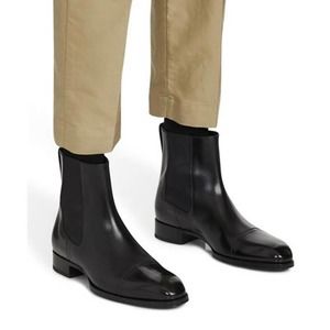 Tom Ford Black Leather Boots